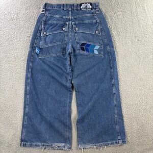 Vintage 90s Y2K Kikwear Jeans size 30x30 Baggy Wide Leg Made‎ in USA Skater